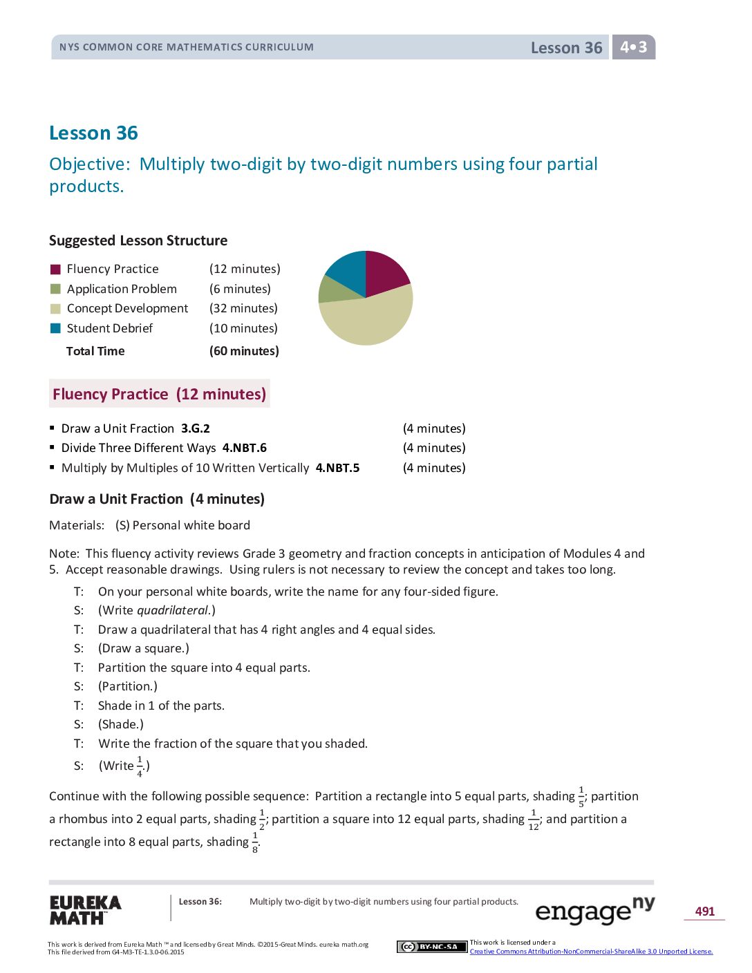 Math G4 M3 Topic H Lesson 36