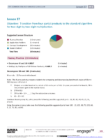Math G4 M3 Topic H Lesson 37