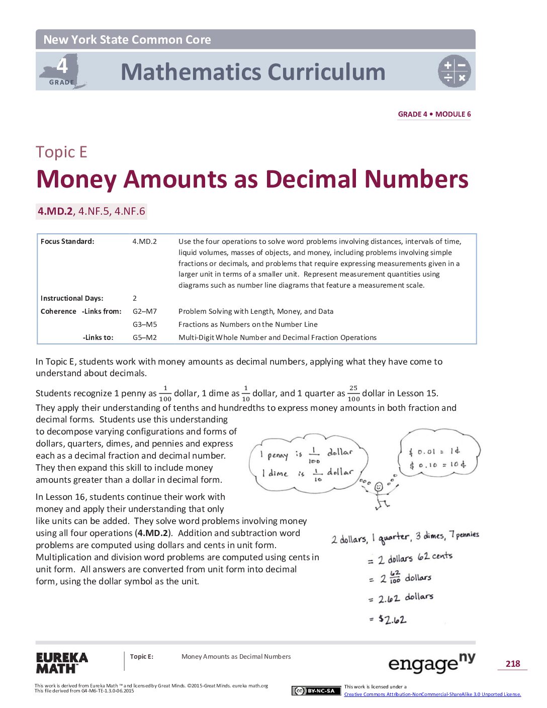 Math G4 M6 Topic E Overview