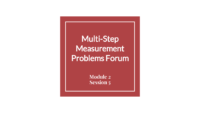 Module 2 Session 5 – Multi-Step Measurement Problems Forum