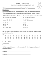 Module 3 Topic C Quiz