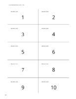 Number Cards