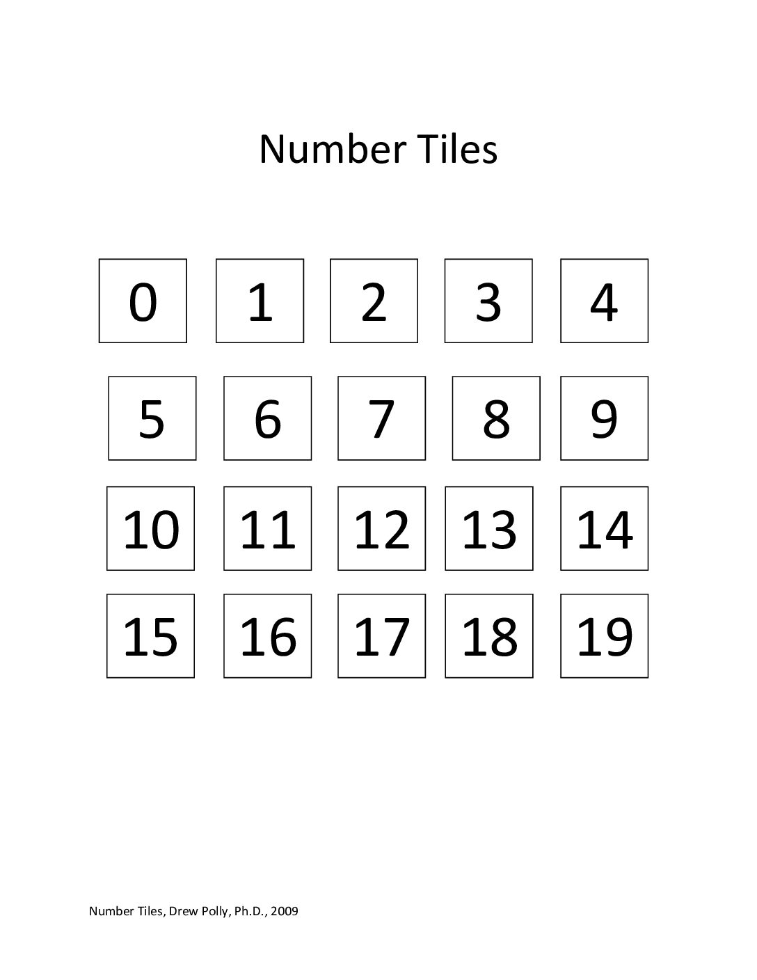 Number Tiles-Puzzles