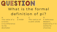 Pi Day Trivia