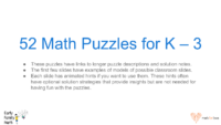 Puzzles For Grades K 3-Puzzles