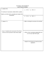 Section B Extra Practice Problems