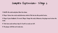 Unit 3 Compare Expressions Stage 6 Center