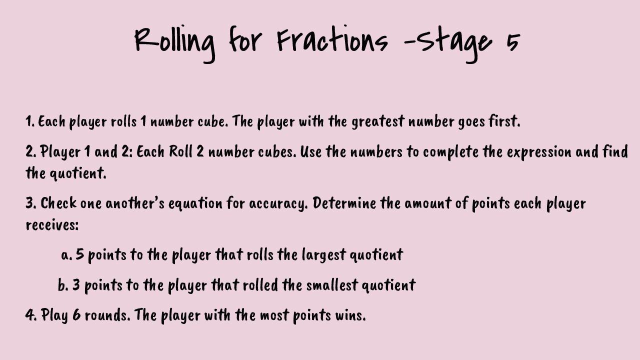 Unit 3 Rolling For Fractions Center(1)