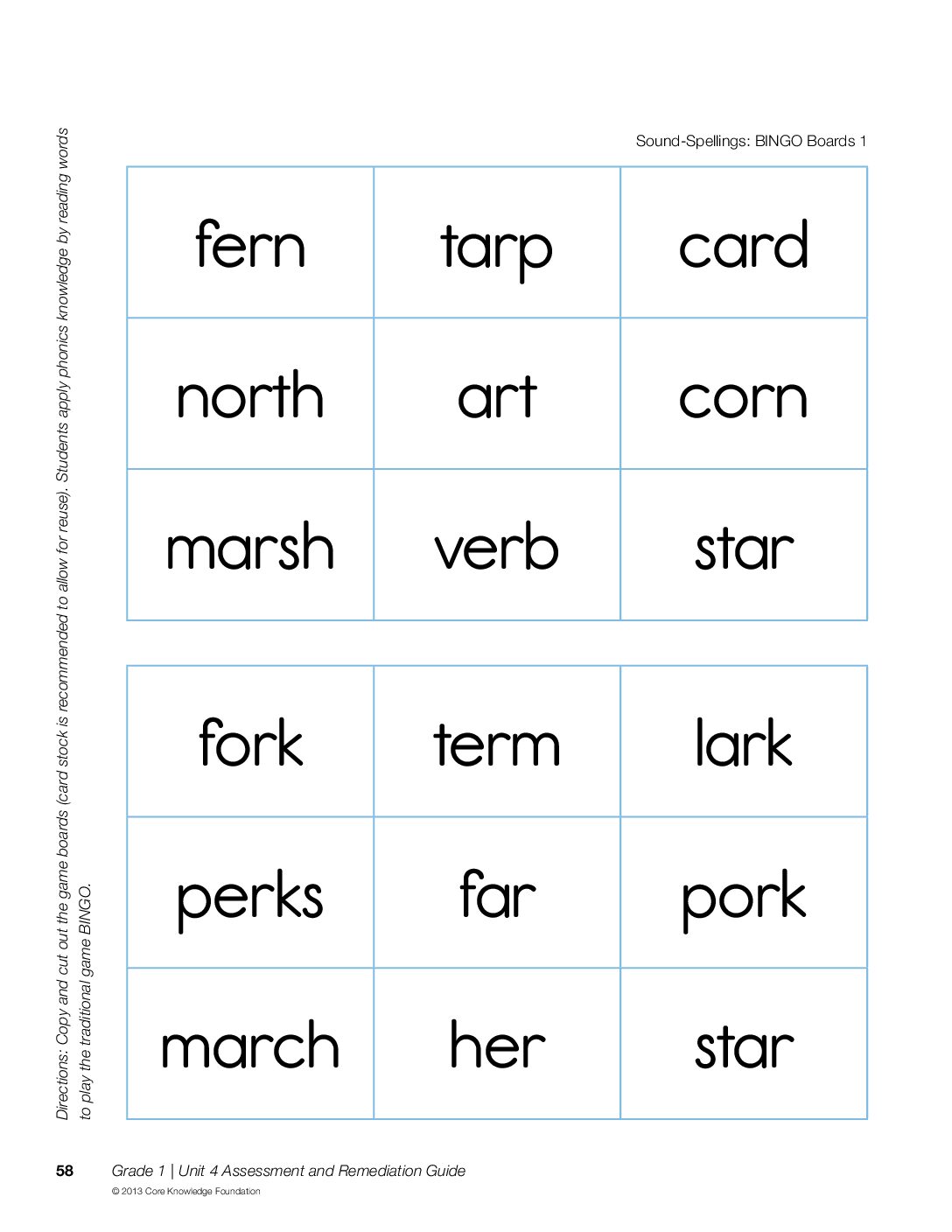 Unit 4 Games To Play With R Controlled Vowel Words
