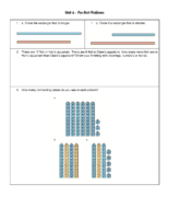 Unit 6 Pre Unit Practice Problems