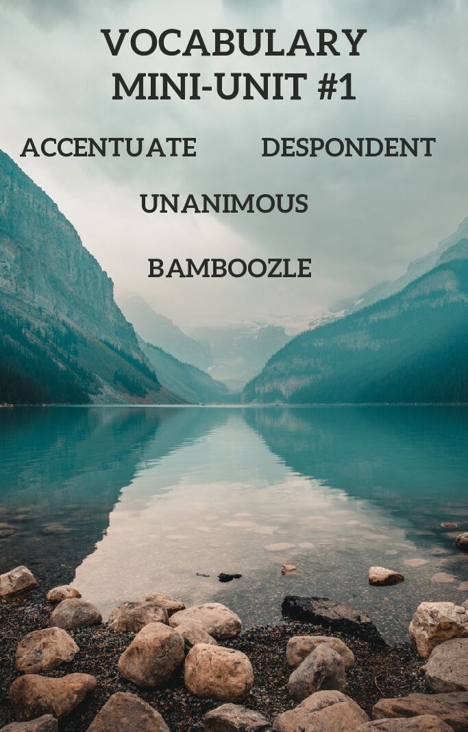 Vocabulary Mini Unit 1