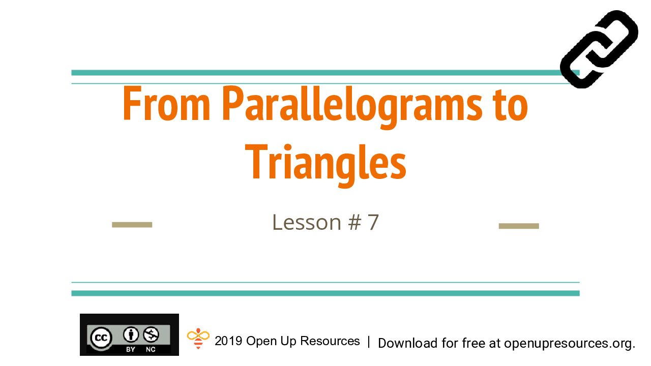 6.1.07 From Parallelograms To Triangles