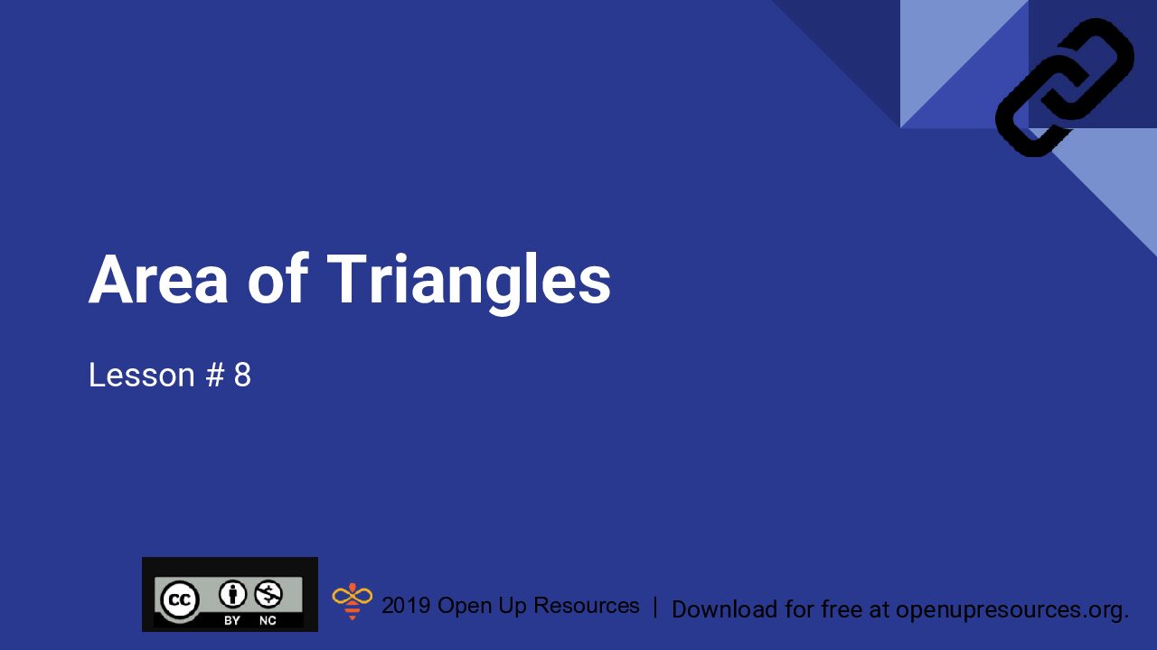 6.1.08 Area Of Triangles