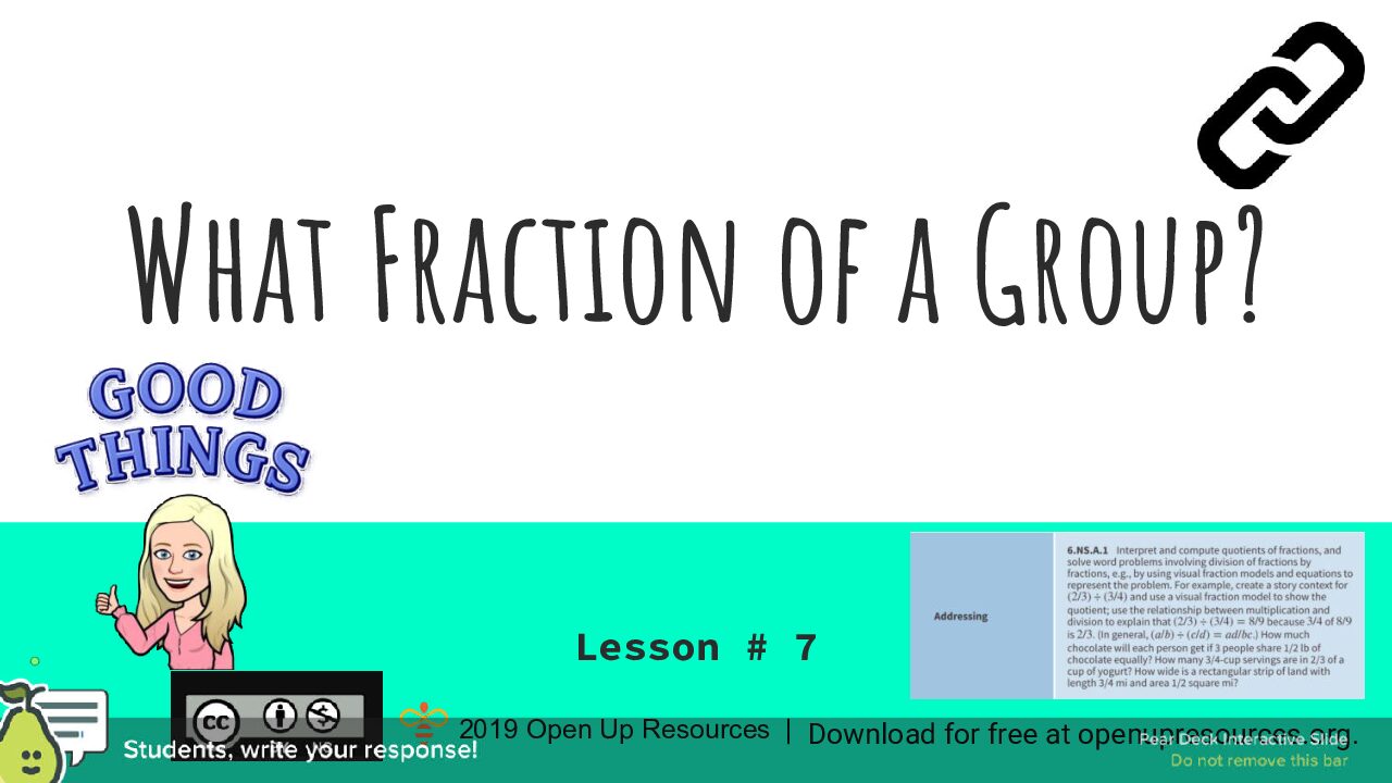 6.4.07 What Fraction Of A Group Peardeck