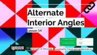 8.1.14 Alternate Interior Angles