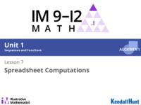 Algebra 1 Unit 1 Lesson 07