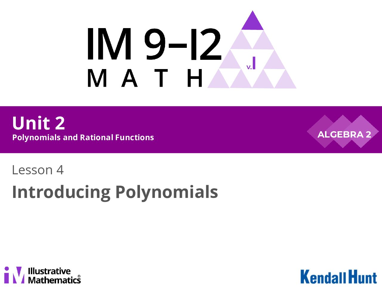 Algebra 2 Unit 2 Lesson 04