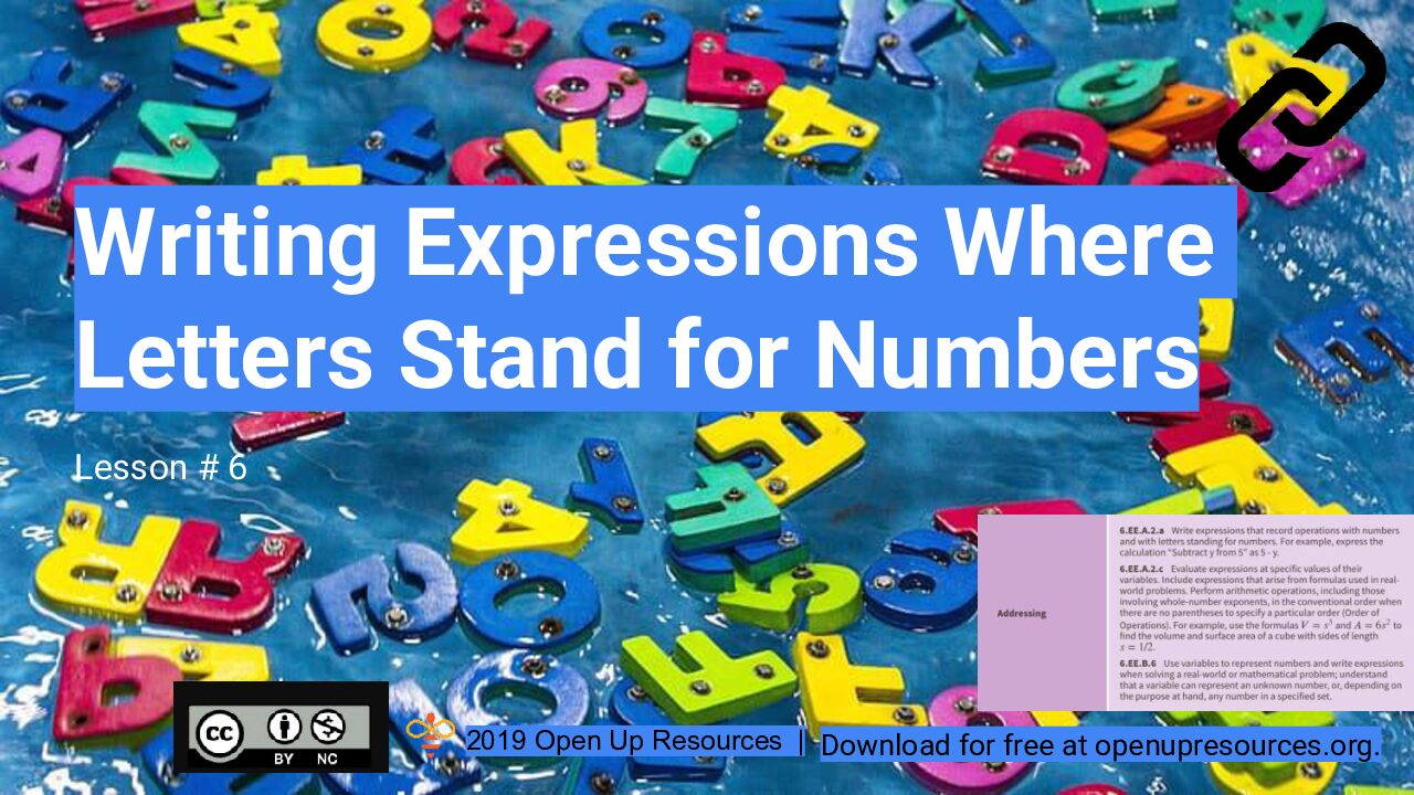 Copy Of 6.6.06 Writing Expressions Where Letters Stand For Numbers Pear Deck