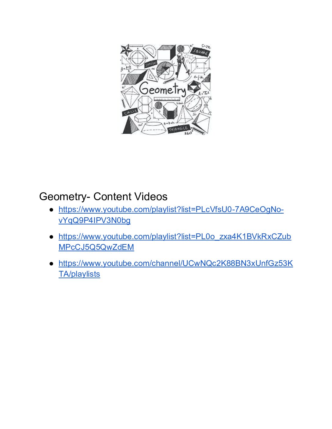 Geometry Videos