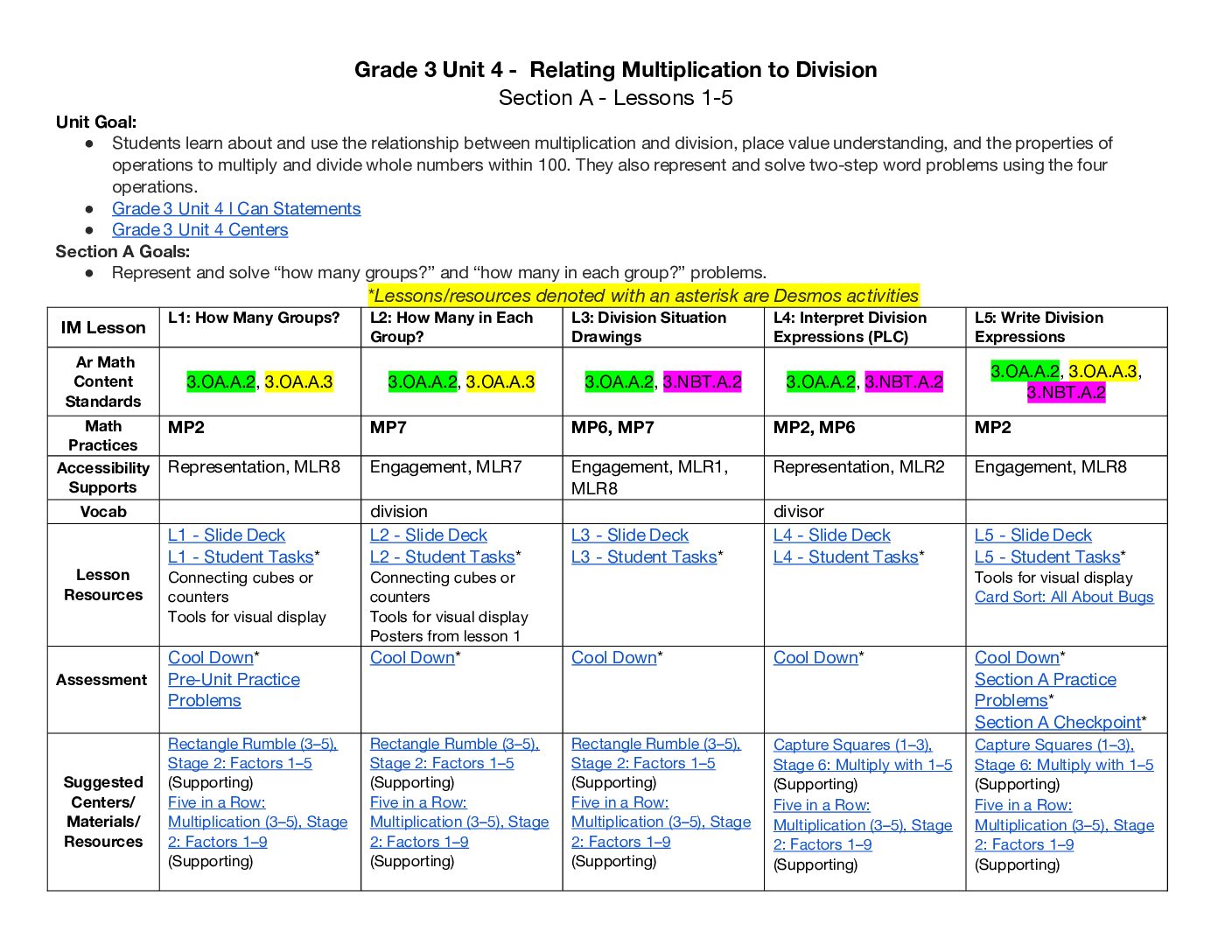 Im Curriculum Alignment 3.4