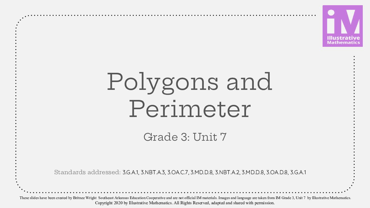 Im Gr.3 Unit 7 Polygons And Perimeter