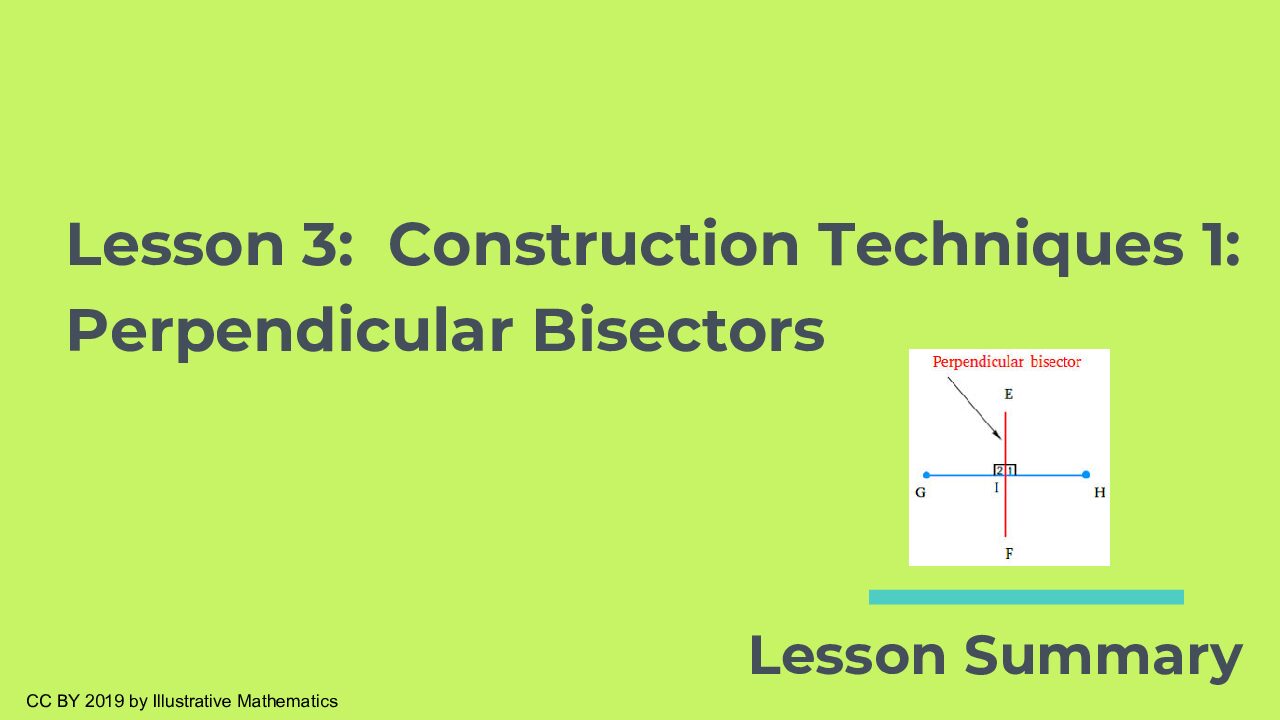 Lesson 3 Lesson Summary