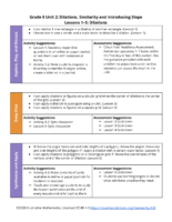 Section Level Planning Guide Grade 8 Unit 2