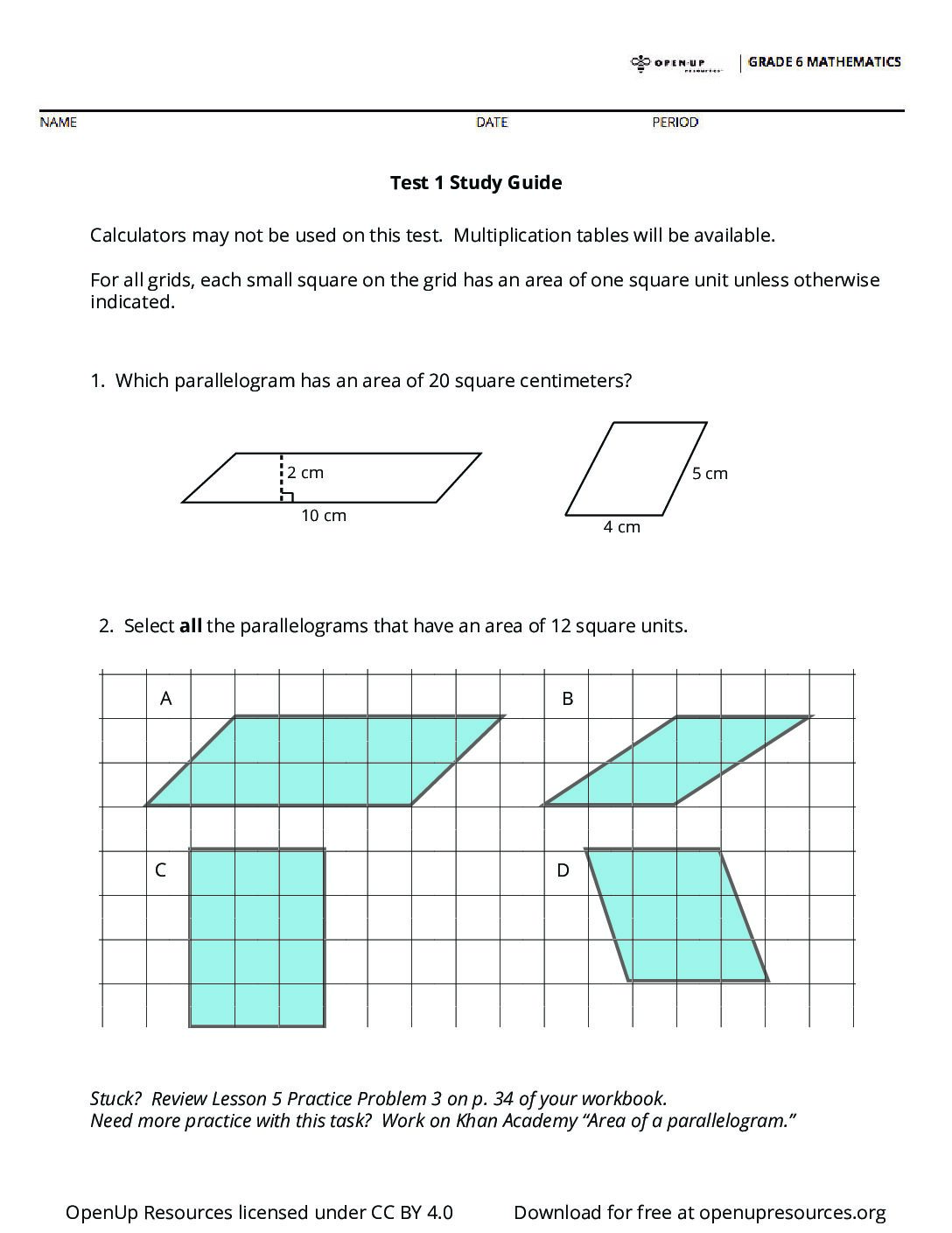 U1 Mid Study Guide