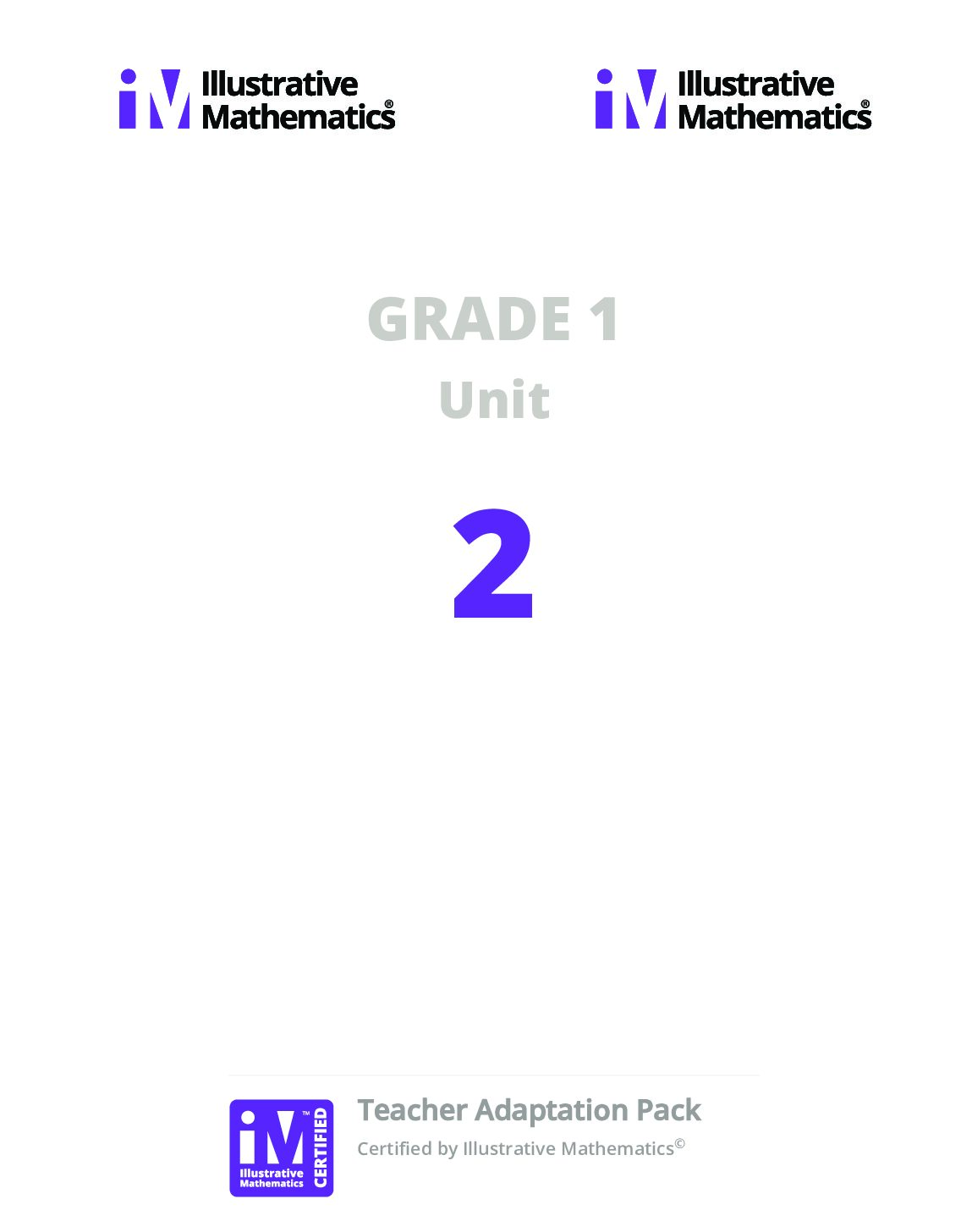 1.2 Teacher Adaptation Pack