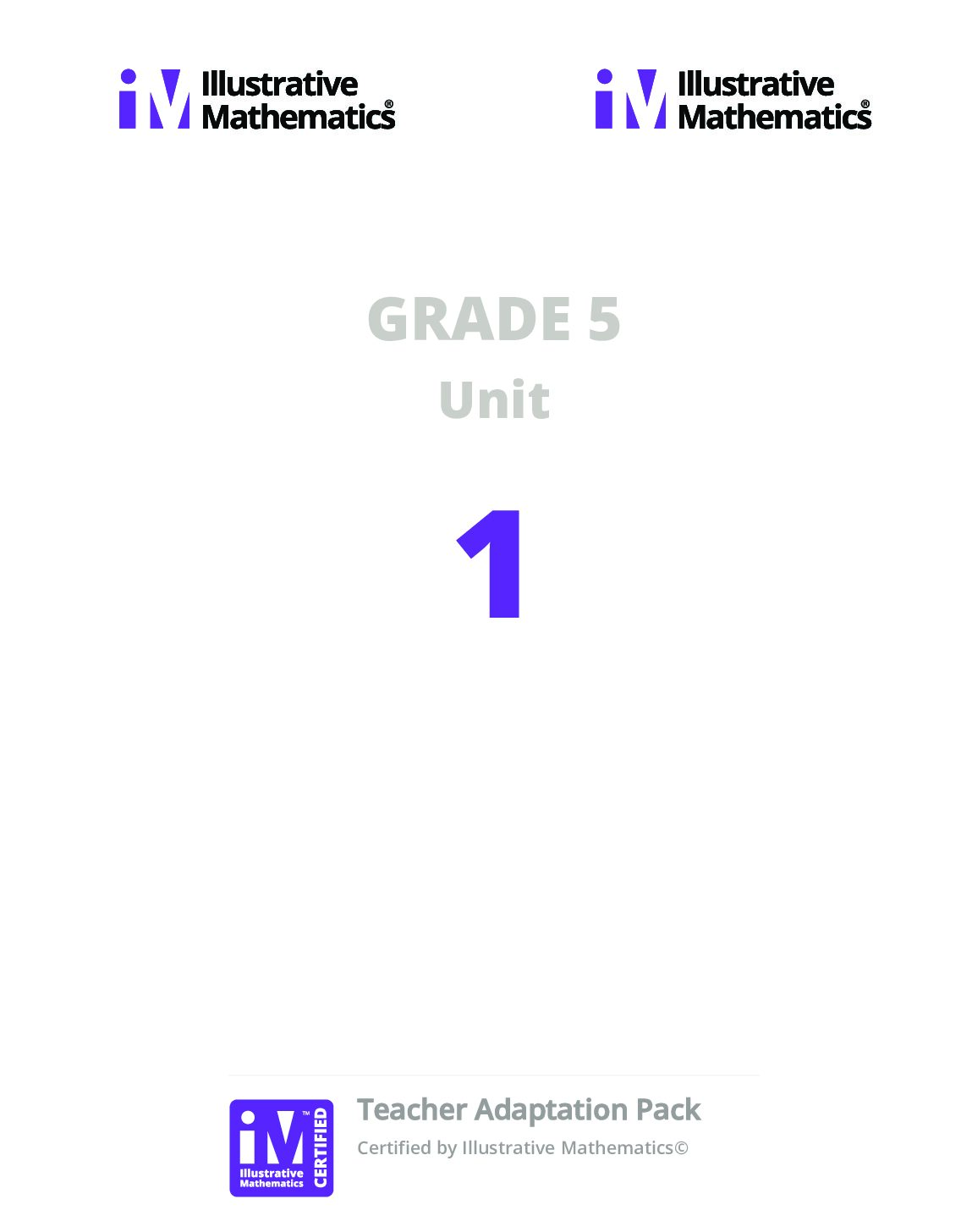 5.1 Teacher Adaptation Pack