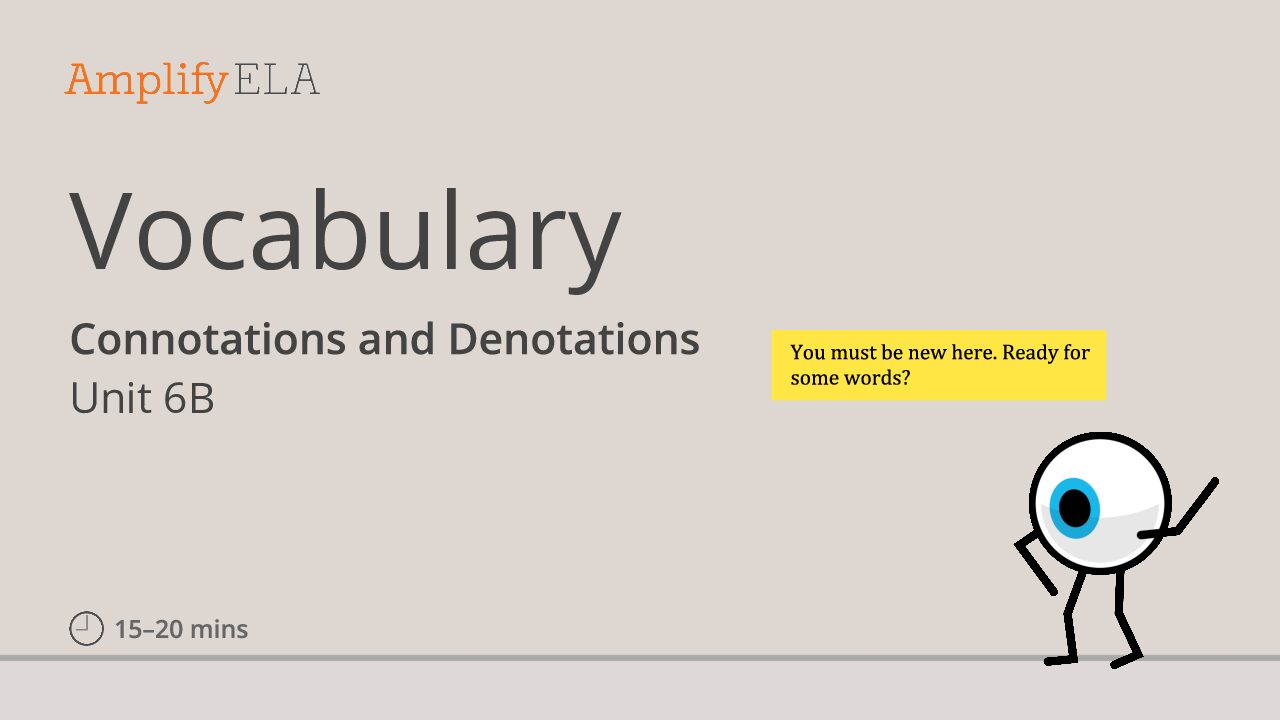 6B Mysteries & Investigations Vocabulary Connotations And Denotations