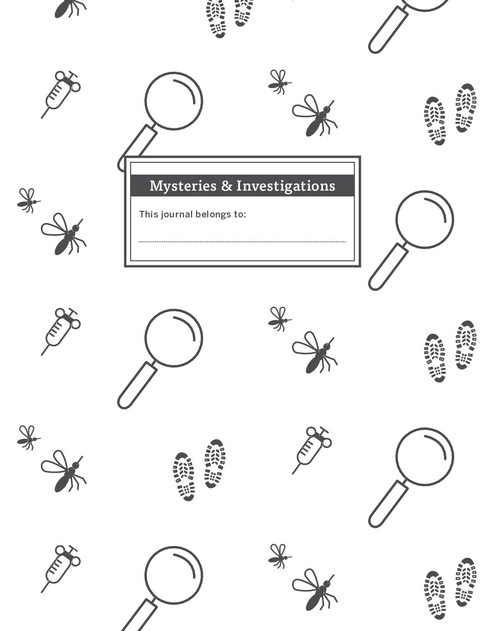 6B Mysteries & Investigations Writing Journal