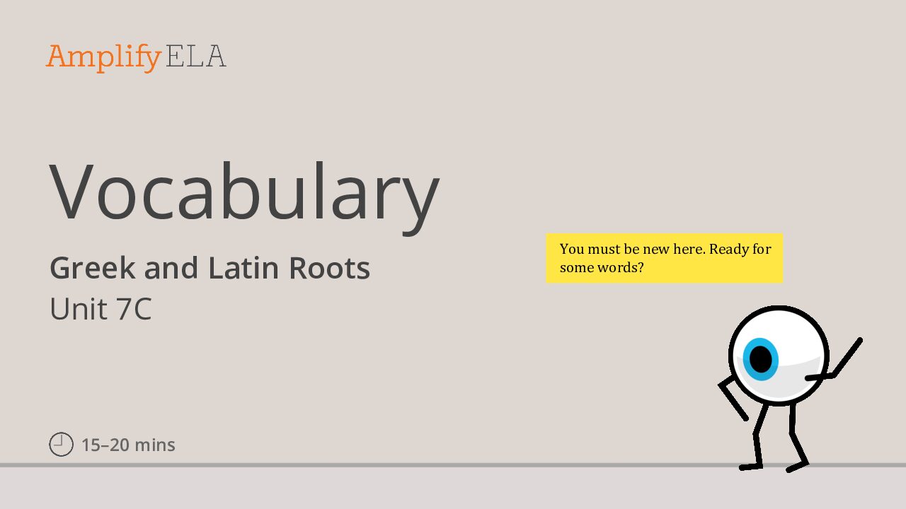 7C Brain Science Vocabulary Greek And Latin Roots