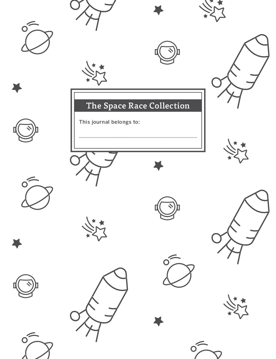 8F The Space Race Collection Writing Journal