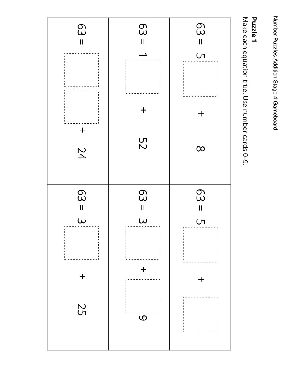 Center-Number-Puzzles-Addition-And-Subtraction-1-4-Stage-4-Within-100-With-Composing-Number-Puzzles-Addition-Stage-4-Gameboard