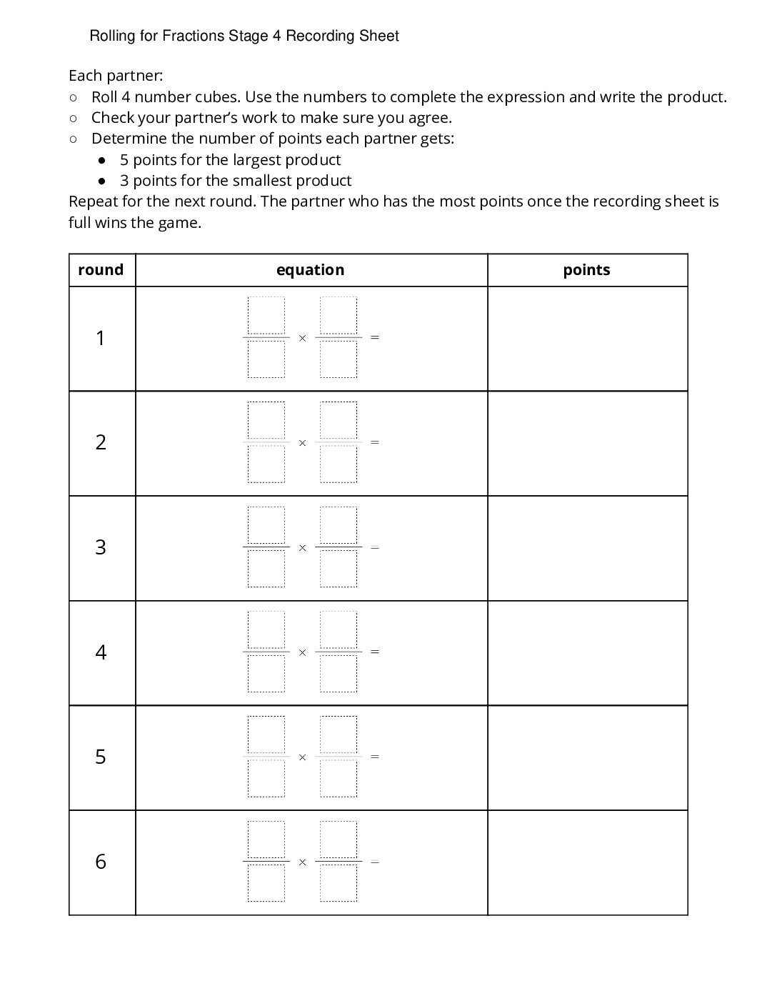 Center-Rolling-For-Fractions-3-5-Stage-4-Multiply-Fractions-Rolling-For-Fractions-Stage-4-Recording-Sheet