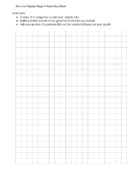 Center Sort And Display 1 3 Stage 3 Scaled Graphs Sort And Display Stage 3 Recording Sheet
