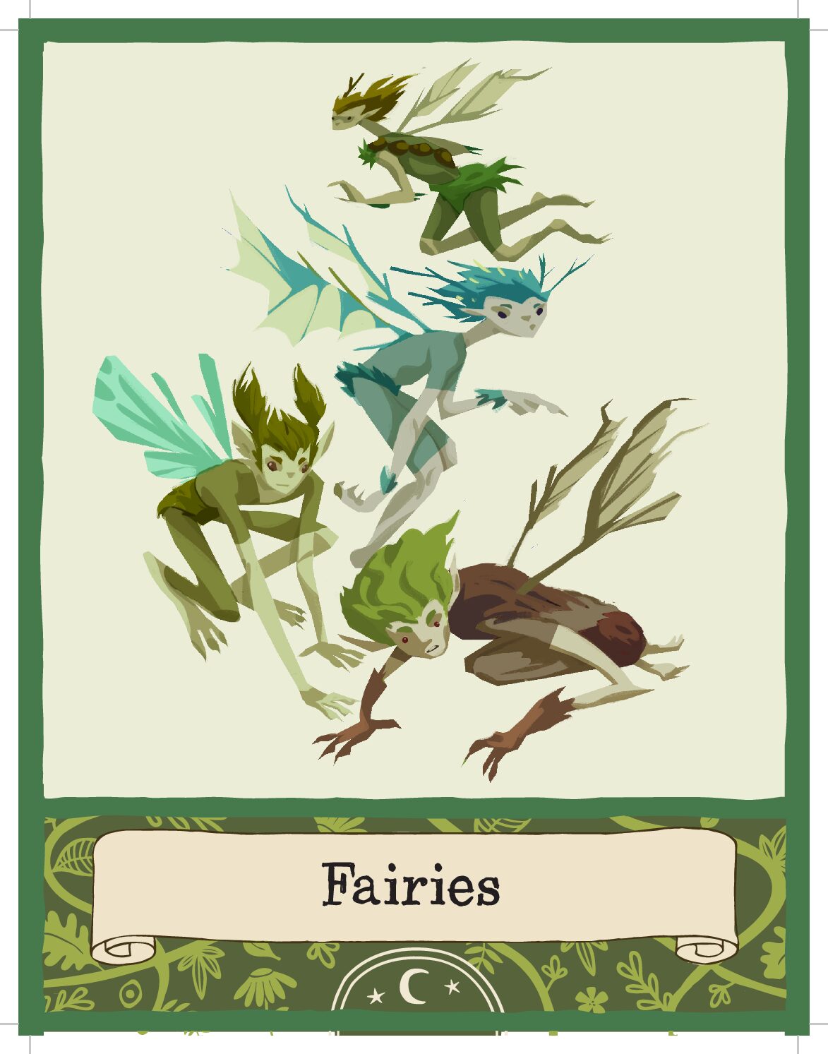 Character Cards Forest