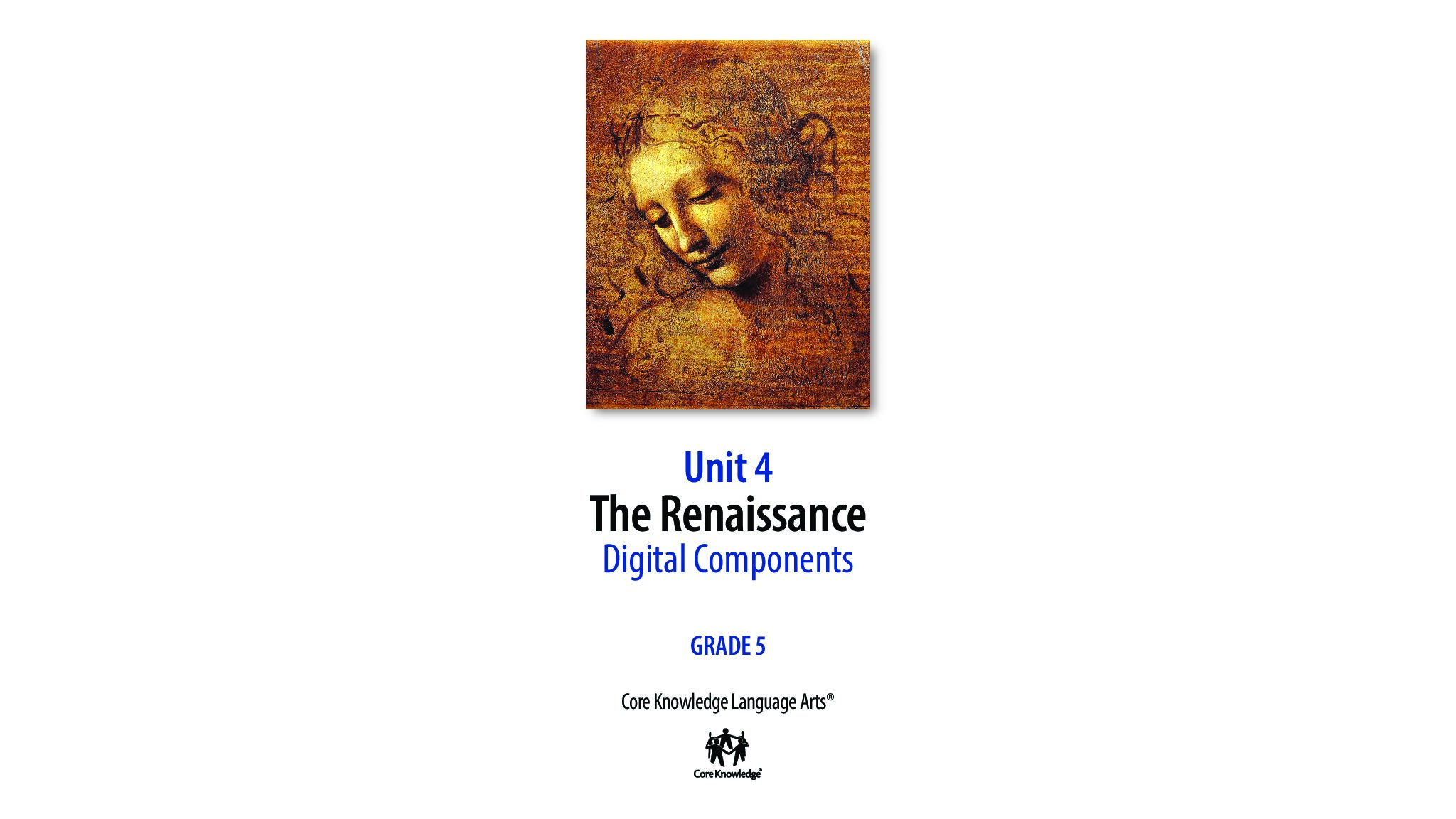 Ckla G5U4 The Renaissance Dc