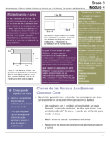 Espanol Familyletter Grade 3 Mod 4