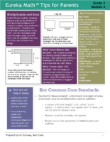 Eureka Math Grade 3 Module 4 Parent Tip Sheet