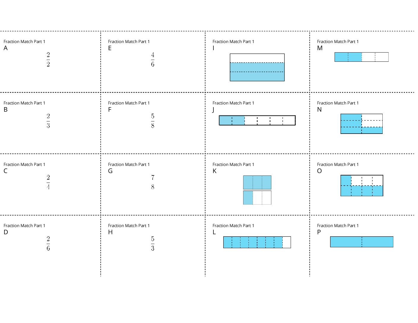 Fraction Match Part 1