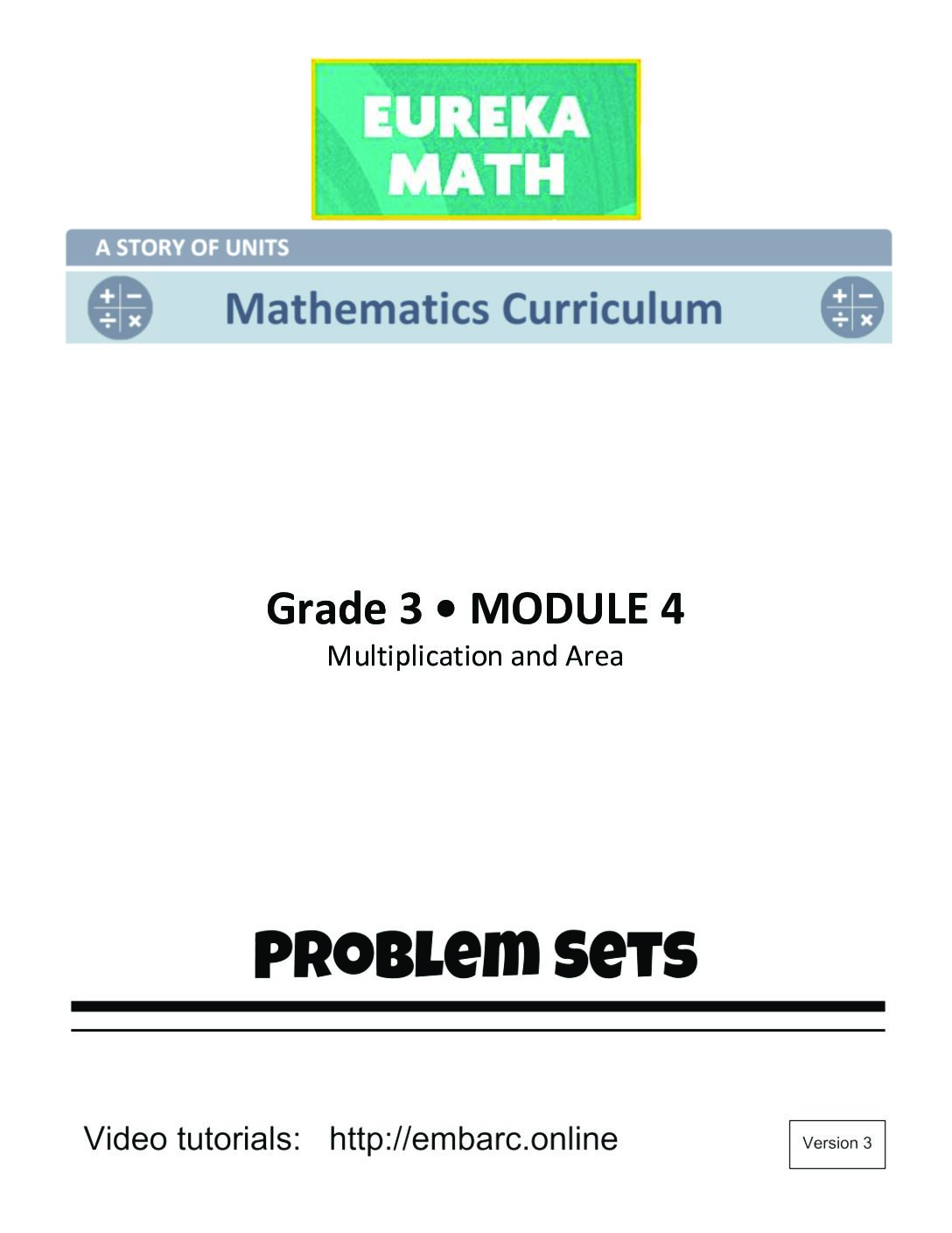 G3 M4 Student Problem Sets