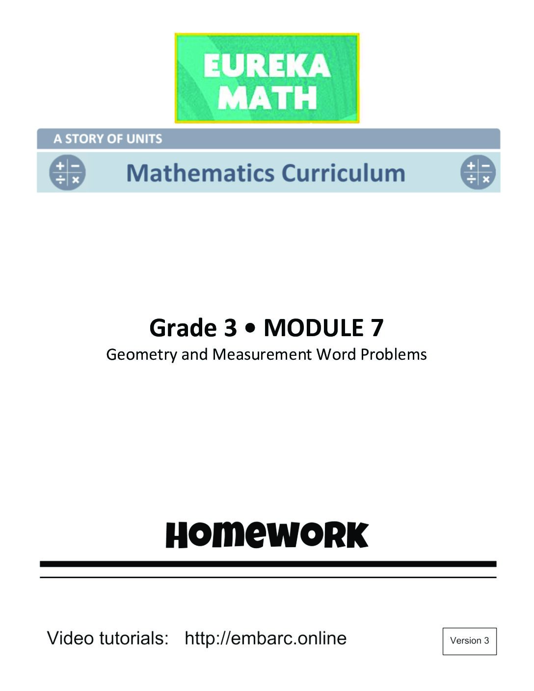 G3 M7 Student Homework