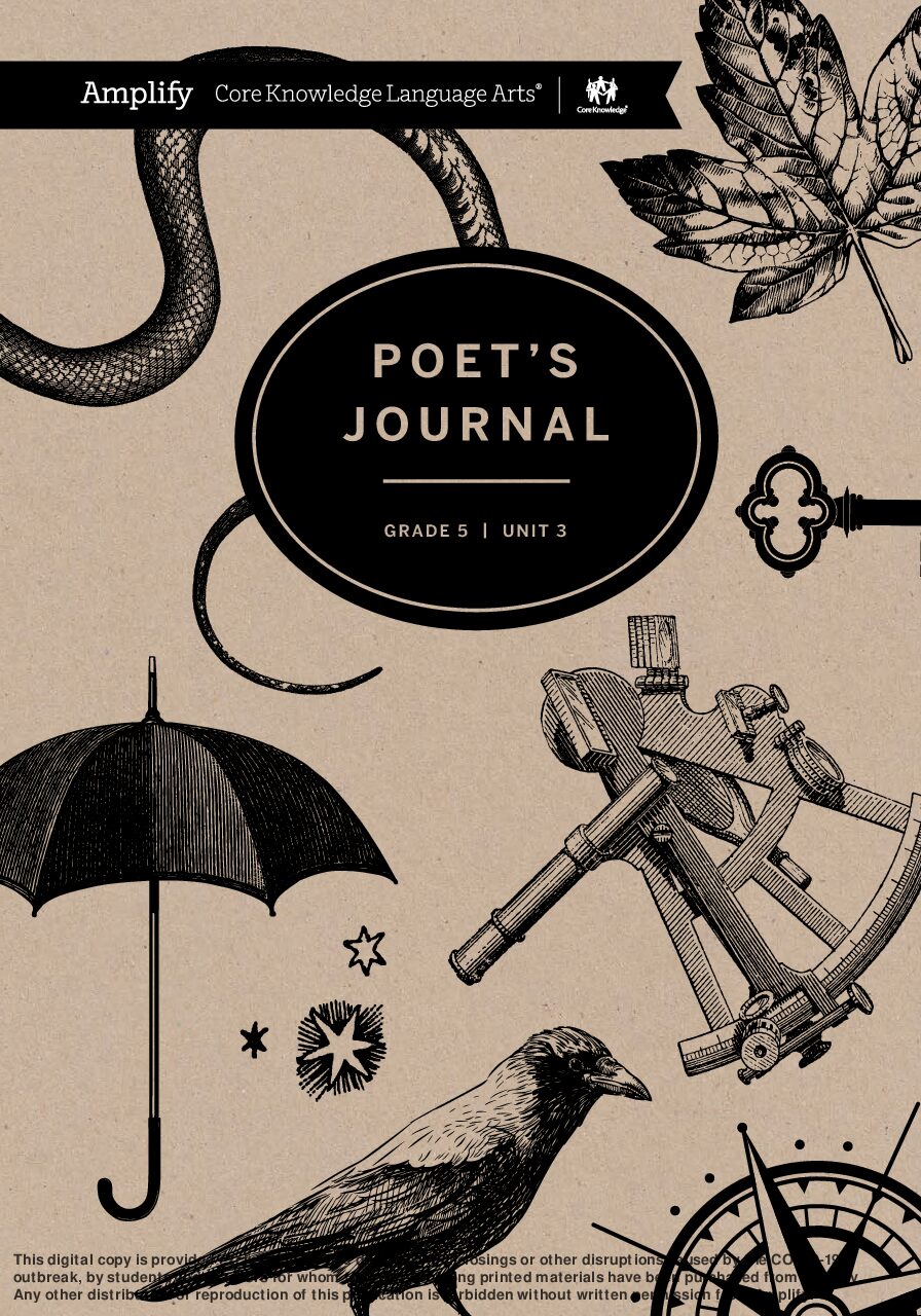 G5 U3 Poet S Journal