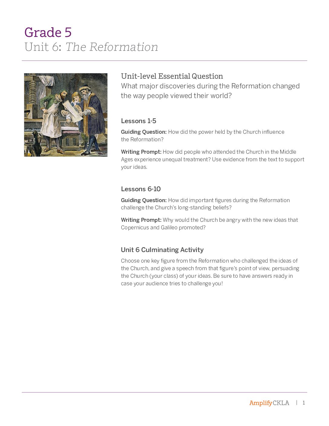 G5 U6 Essential Questions