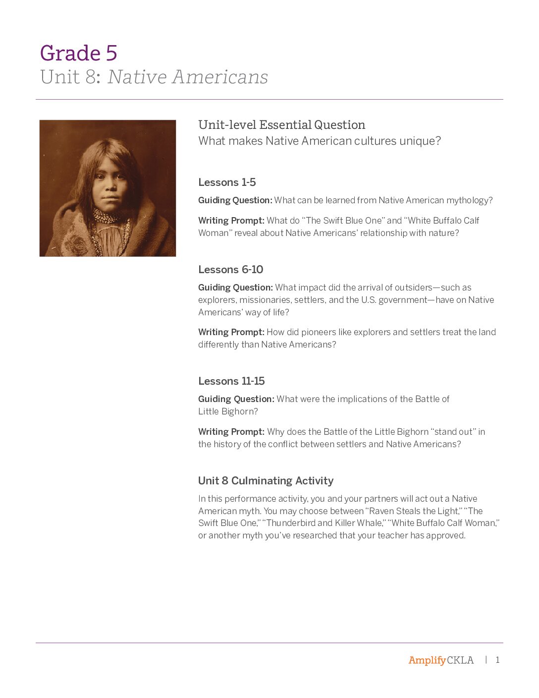 G5 U8 Essential Questions