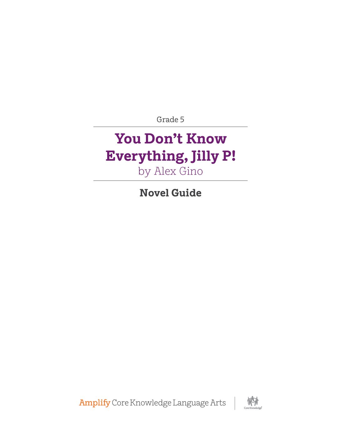 G5 You Don’T Know Activity Book