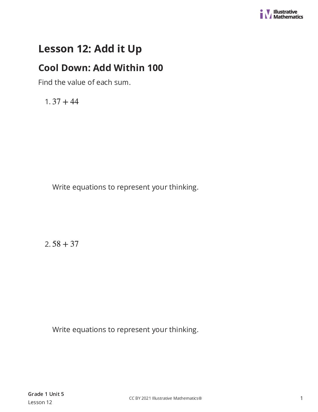 Grade1 5 12 Cooldown Cool Down