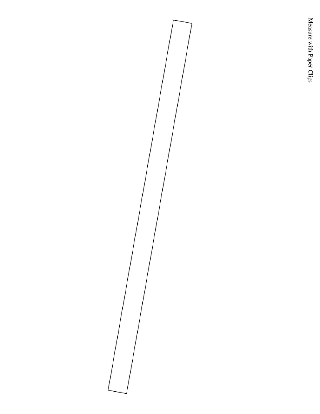 Grade1.6.B6.1 Measure With Paper Clips Measure With Paper Clips
